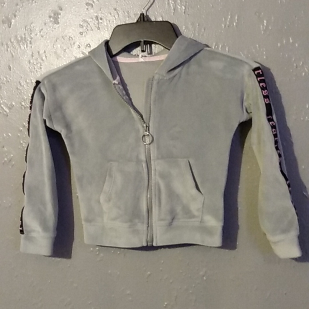Fearless,Girls, velor, zipper , hoodie